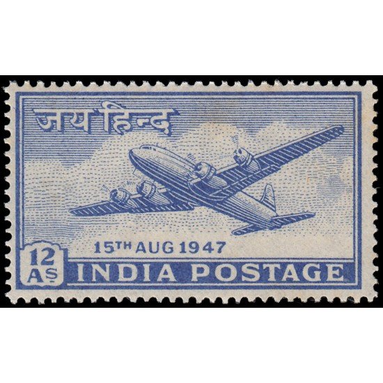 India Aéreo 1 1947 Independencia Douglas DC-4 MNH