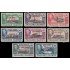 Falkland Islands Islas Malvinas 17/24 1944 Sellos anteriores con sobrecarga roja Dependencias Orcadas del Sur MNH