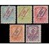 Marruecos Morocco Giro 1N/5N 1917 Sellos de España con sobrecarga MH