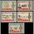 Sharjah Aéreo 88 (5 valores) Nasser y De Gaulle MNH