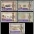 Sharjah 239 (5 valores) 1971 Nasser y De Gaulle MNH
