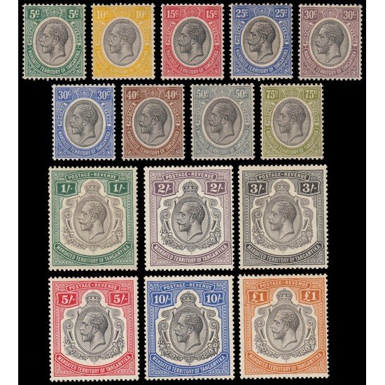 Tanganica 25/39 1926-31 Jorge V MH