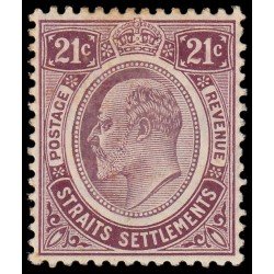 Malaysia Malasia Malaca 1907-11 Eduardo VII MH