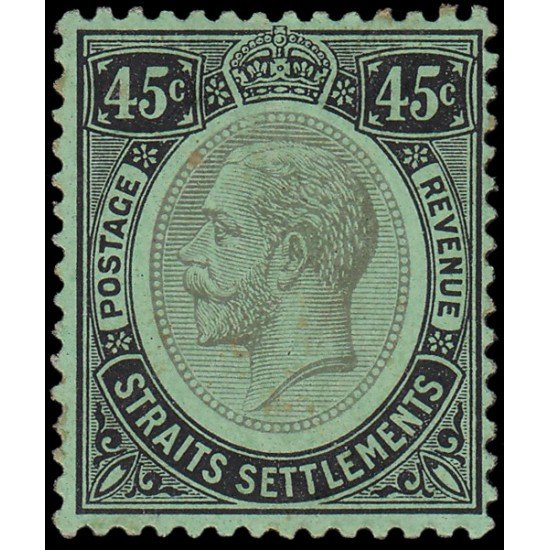 Malaysia Malasia Malaca 147 1912-13 Jorge V MH