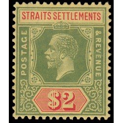 Malaysia Malasia Malaca 182 1921-32 Jorge V MH