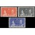 Malaysia Malasia Malaca 220/22 1937 Coronación de Jorge VI MNH
