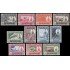 Malaysia Malasia Penang 49/59 1960 Serie anterior con escudos reemplazando Elisabeth II MNH