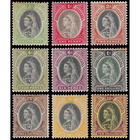 Nigeria Sur 1/9 1901-02 Victoria MH