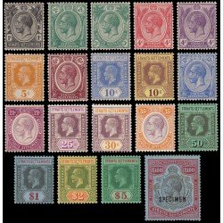 Malaysia Malasia Malaca 165/85 1921-32 Jorge V MH