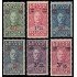 Congo Belga 162/67 1931 Sellos de 1928 (Stanley) con sobrecargas MNH