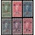 Congo Belga 162/67 1931 Sellos de 1928 (Stanley) con sobrecargas MH