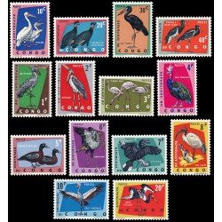 Congo Belga 481/94 1963 Protección de aves MNH