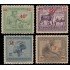 Congo Belga 159/61A 1931-32 Sellos de 1923-25 con sobrecarga MNH