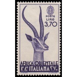 África Oriental Italiana 17 1938 Gacela MH