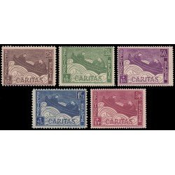 Bélgica 249/53 1927 Por los tuberculosos y heridos de guerra MNH