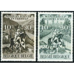 FAU5/S Bélgica Belgium Nº 639/40 1943/44 MNH FAU5/S Bélgica Belgium Nº 639/40 1943/44 MNH