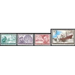 BA1/S Bélgica Belgium  Nº 1391/94  1966 Expediciones antárticas Lujo