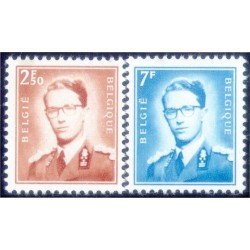 Bélgica 1574/75 1971 Serie Balduino I MNH