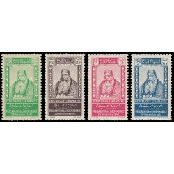 Gran Líbano 176/79 1942 Aniversario de la proclamación de la Independencia MNH