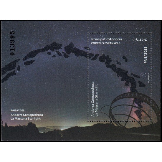 Andorra Española 568 2025 Paisatges Andorra Comapredosa La Massana Starlight MNH Andorra Española 568 2025 Paisatges Andorra Comapredosa La Massana Starlight MNH