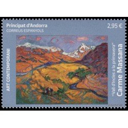 Andorra Española 571 2025 Arte contemporáneo Carme Massana MNH
