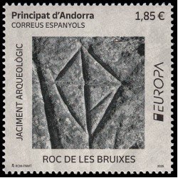 Andorra Española 572 2025 Europa Jaciment Arqueològic  Roc de les Bruixes MNH