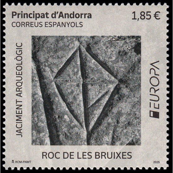 Andorra Española 572 2025 Europa Jaciment Arqueològic  Roc de les Bruixes MNH
