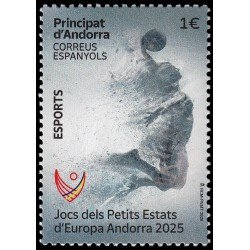 Andorra Española 573 2025 Deportes Jocs dels Petits Estats d Europa Andorra 2025 MNH