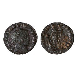 Moneda Imperio Romano Follis Maximino II 311 d.C.