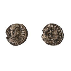 Moneda Imperio Romano ¼ de maiorina Constante 348-349 d.C.