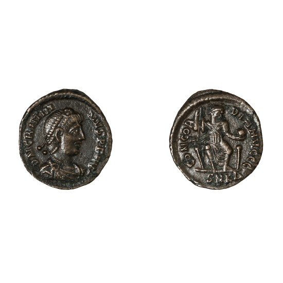 Moneda Imperio Romano Centenional Graciano 379-383 d.C. Moneda Imperio Romano Centenional Graciano 379-383 d.C.
