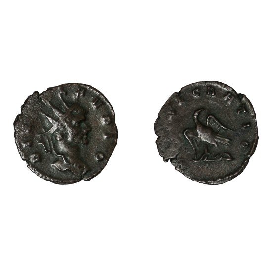 Moneda Imperio Romano Antoniniano Divo Claudio II 270 d.C.