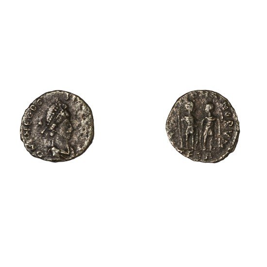 Moneda Imperio Romano Centenional Teodosio II 408-415 d.C. Moneda Imperio Romano Centenional Teodosio II 408-415 d.C.