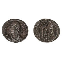 Moneda Imperio Romano ½ maiorina Constante 348-349 d.C.