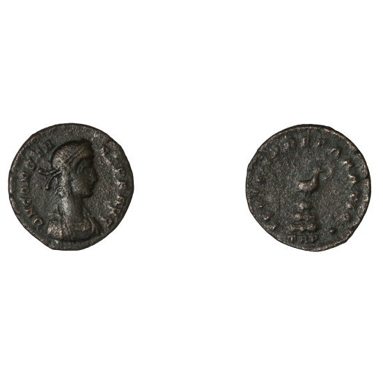 Moneda Imperio Romano ¼ de maiorina Constante 348-349 d.C.