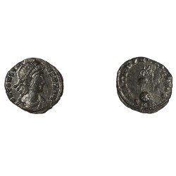 Moneda Imperio Romano ¼ de maiorina Constante 348-349 d.C.