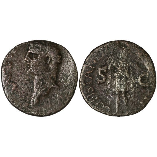 Moneda Imperio Romano As Claudio I después de 41 d.C. Moneda Imperio Romano As Claudio I después de 41 d.C.