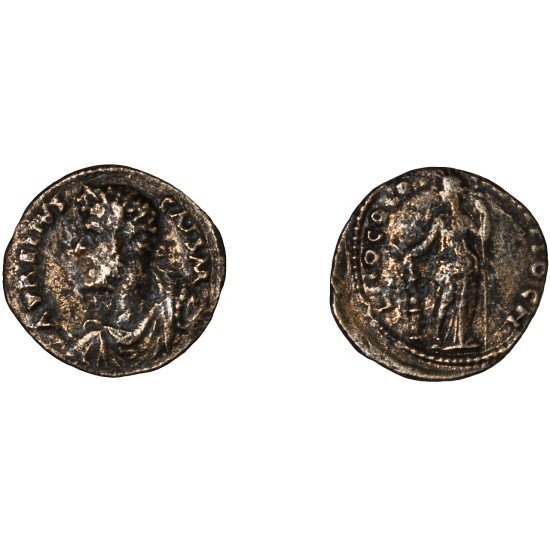 Moneda Imperio Romano 1 As Lucio Vero 161-169 d.C.