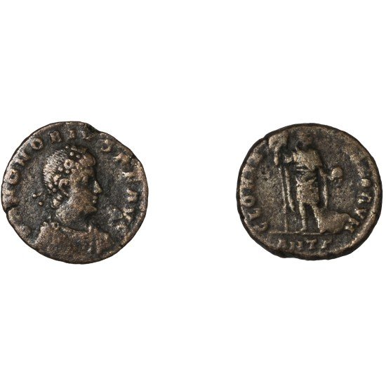 Moneda Imperio Romano Decargiro Honorio 393-395 d.C.
