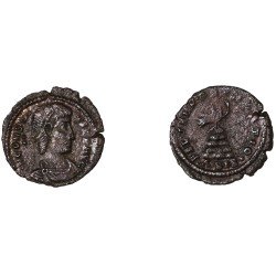 Moneda Imperio Romano ¼ de maiorina Constante 348-349 d.C.