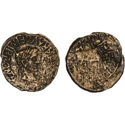 Moneda Imperio Romano As Tiberio 14-37 d.C.
