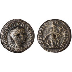 Moneda Imperio Romano Triassarion Gordiano III 238-244 d.C.