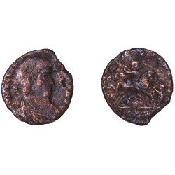 Moneda Imperio Romano Maiorina Magnencio 350-351 d.C.