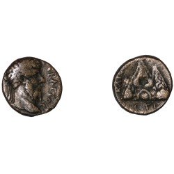 Moneda Imperio Romano Assarion Lucio Vero 162-163 d.C.