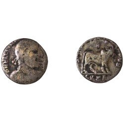 Moneda Imperio Romano Maiorina imitativa Juliano II después de 362 d.C.