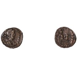 Moneda Imperio Romano Centenional Teodosio II 408-415 d.C. Moneda Imperio Romano Centenional Teodosio II 408-415 d.C.