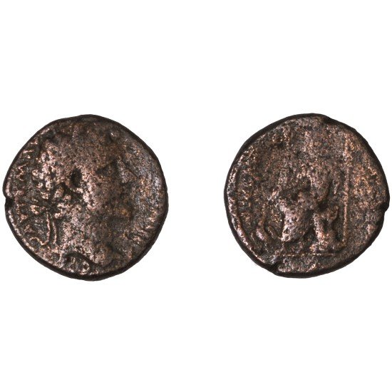 Moneda Imperio Romano Diassarion Marco Aurelio 161-180 d.C.