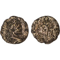 Moneda Imperio Romano Tetrassarion Caracalla 211-217 d.C.