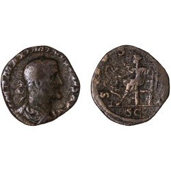 Moneda Imperio Romano Sestercio Maximino I 236 d.C.