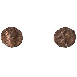 Moneda Imperio Romano Antoniniano Divo Claudio II después de 270 d.C.